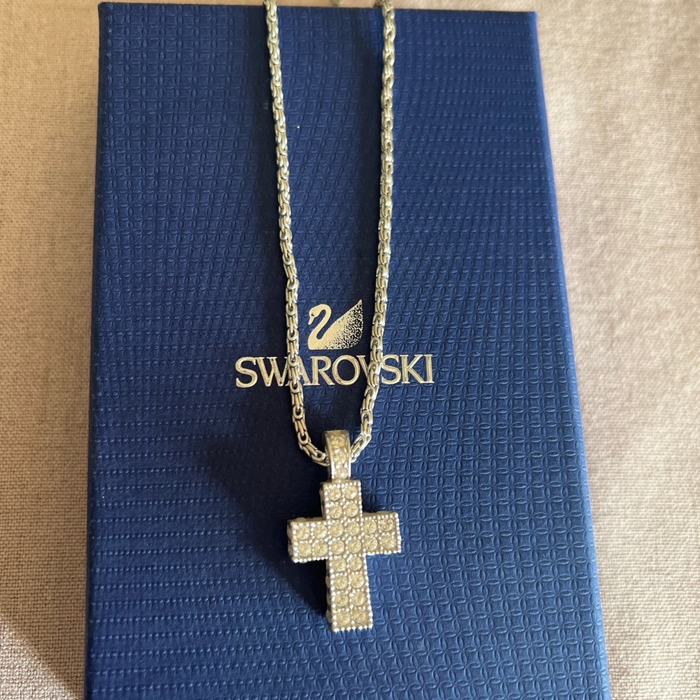 Swarovski Crystal Cross and Chain